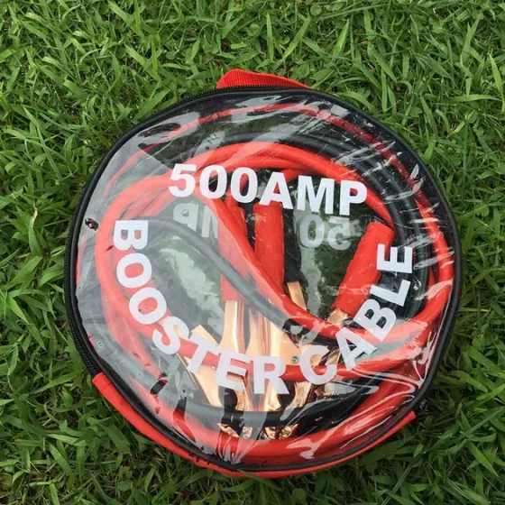 Пусковые провода прикуривания 500A профессиональные с максимальным током пуска для зарядки аккумулятора Коломия