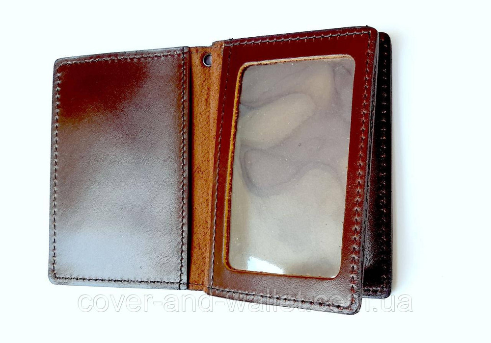 Обкладинка на посвідчення НАБУ (антикорупційне бюро) натуральна шкіра Київ - фото 2