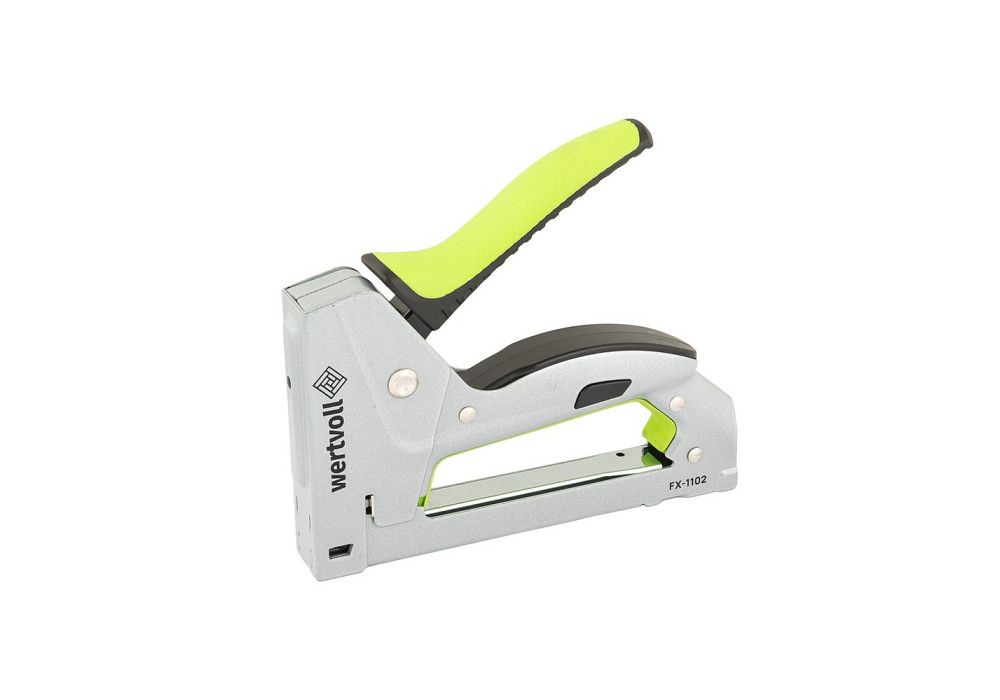 Степлер ресорний WERTVOLL скоба R53 6-10 мм корпус метал/ергоном TPR FX-1102 Коломыя - изображение 1