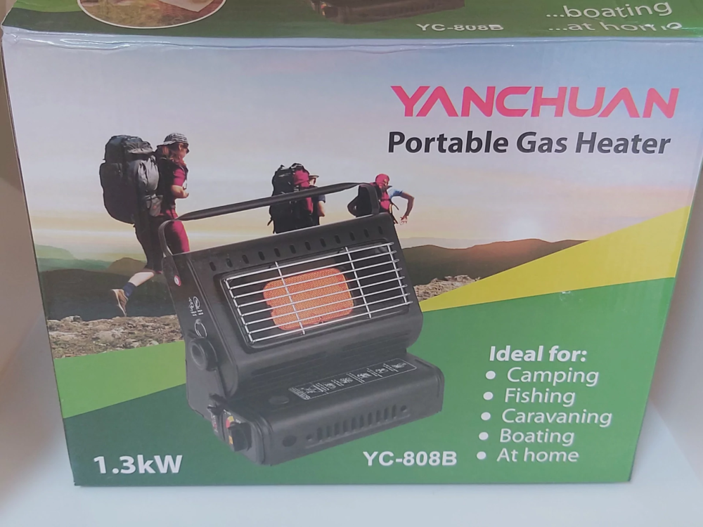 Газовий обігрівач + плита Yanchuan YC-808B із адаптером Вінниця - фото 3