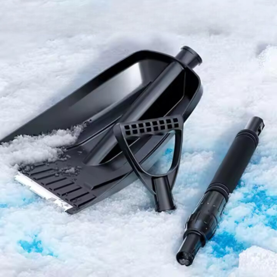 Лопата автомобільна для прибирання снігу алюмінієва розбірна.Лопата телескопічна в авто для прибирання снігу Кам'янець-Подільський