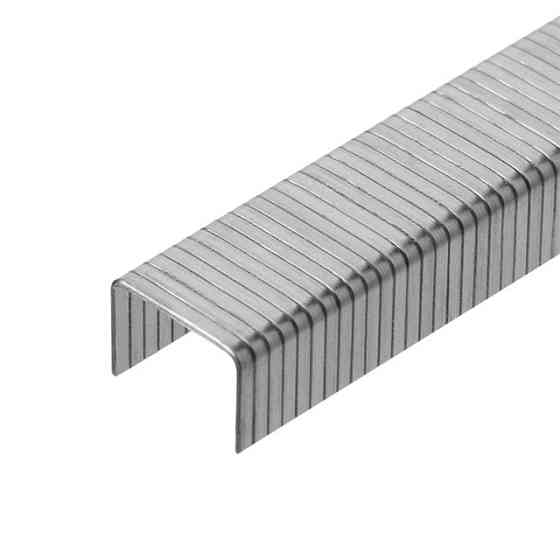 Скоба гартована 8 мм, ширина 11,3 мм, перетин 1,20 мм, 1000 шт/упак INTERTOOL RT-0148 Київ