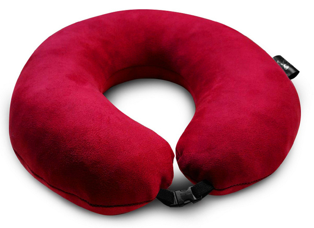 Подушка дорожня червона Київ - фото 1