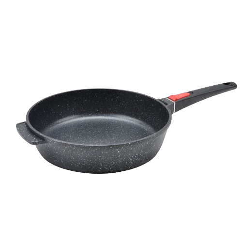 Сковорідка-сотейник d24см + знімна ручка а/п Marble MR-4724 Maestro Житомир - изображение 1