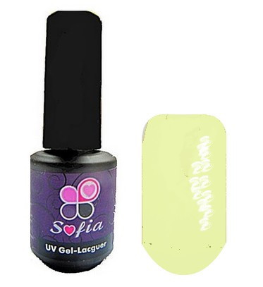 Гель -лак № 92 UV Gel-Lacguer SOFIA 8.6 мл США (светлый нежно желтый ) Киев - изображение 1