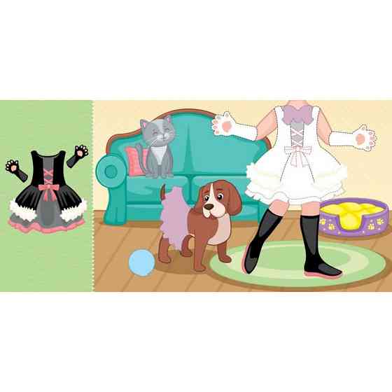 Дитяча книжка з наклейками Одягни ляльку "Модниця Аліса на карнавалі" 615010 Вінниця