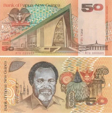 Папуа Новая Гвинея 50 kina (1989) Pick 11 UNC Полтава