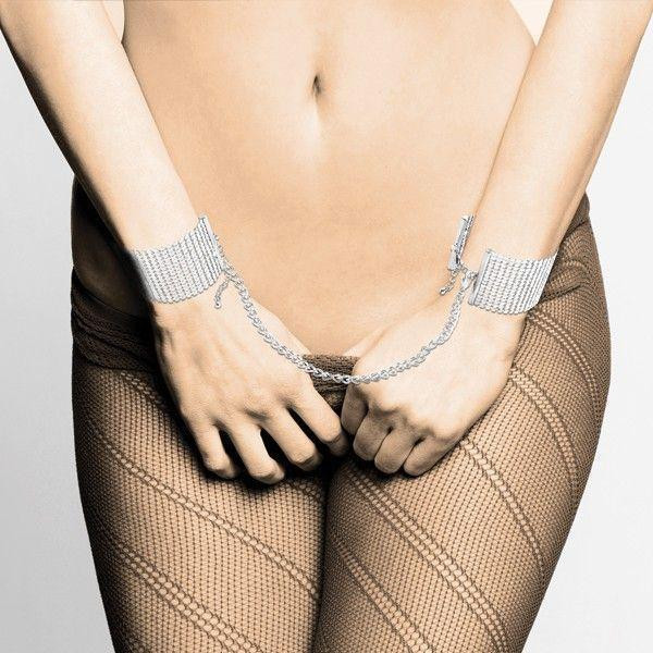 Браслеты-наручники Bijoux Indiscrets серебряные, OS Sex Aura Киев - изображение 4