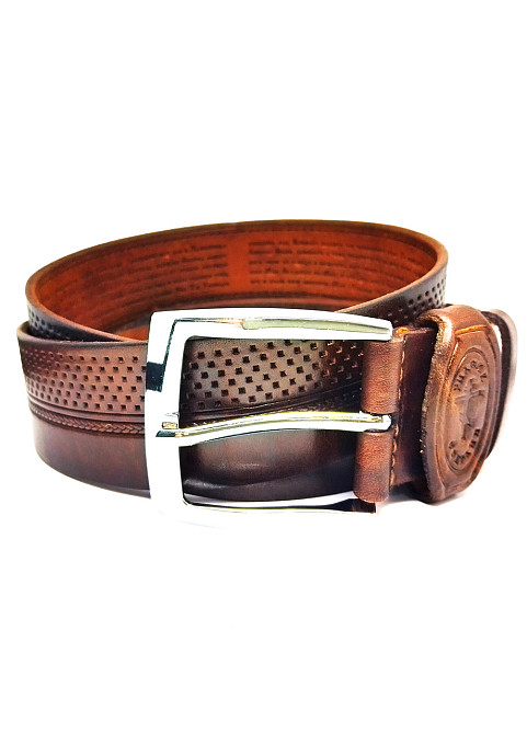 Ремень кожаный с молитвами внутри 40х 1200 Одесса - изображение 4