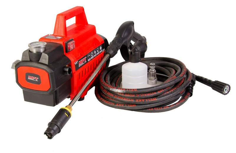 MPT Мийка високого тиску MPT PROFI 125 Bar 1600 Вт 6.5 л/хв мідна обмотка пінна насадка Коломия - фото 9