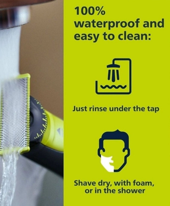 Триммер Электробритва Philips OneBlade 360 QP2830/20 Киев - изображение 5