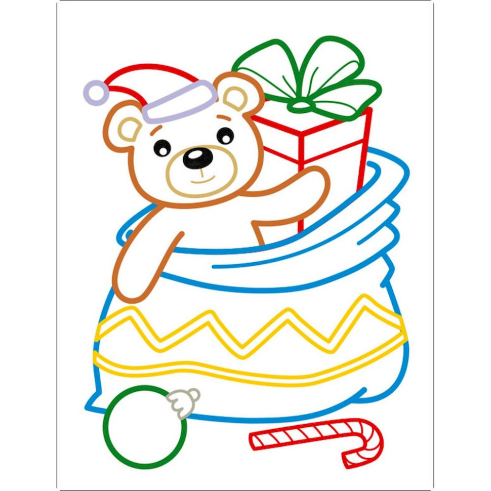 Дитяча книжка-розмальовка "Солодкі свята" 18713 з кольоровим контуром Вінниця - фото 3