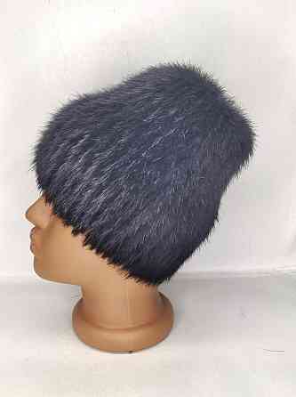 Шапка женская меховая Виктория з нутрии Черный Харьков