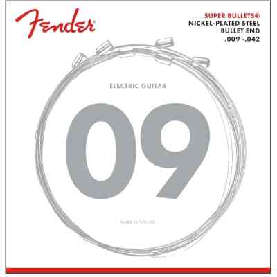 Струни для гітари Fender 3250L Super Bullets Nickel-Plated Guitar Strings (09-42) (A009841) Вінниця