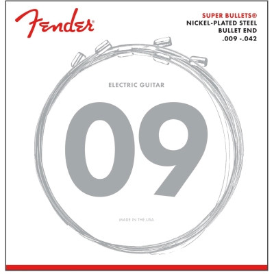 Струни для гітари Fender 3250L Super Bullets Nickel-Plated Guitar Strings (09-42) (A009841) Вінниця - фото 1