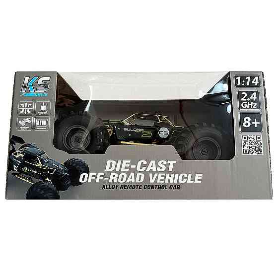 Автомобіль Off-road на р/к – High Speed (чорний, метал. корпус, 1:14) Дніпро