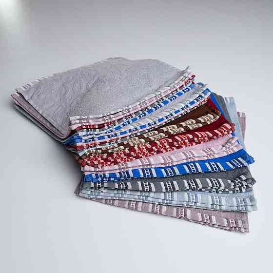 Полотенце кухонное махровое с орнаментом GM Textile 30х30см 400г/м2 (Пепельный) Сумы