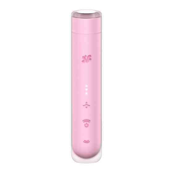 Вакуумний стимулятор Satisfyer First Kiss, технологія 3D Air Pulse, 30 режимів, подвійний силікон Sex Aura Київ