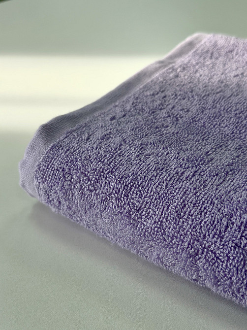 Полотенце махровое Ideal Textile 50х90 см однотонное 400 г/м2 (56860342) Ліловий Черновцы - изображение 4
