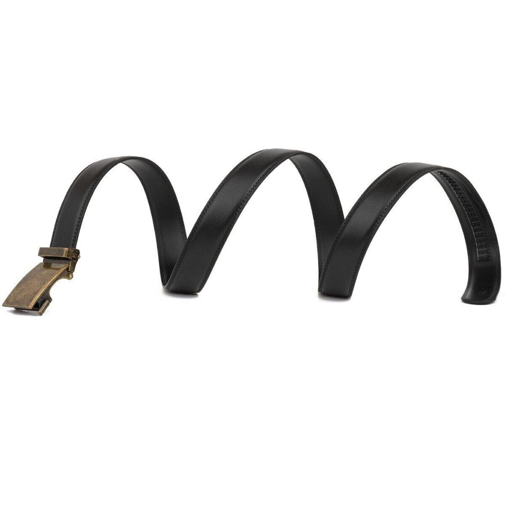 Ремінь чоловічий з латунною пряжкою Vintage 20310 Чорний Київ - фото 3