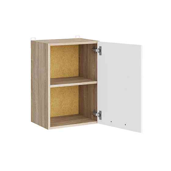 Кухонный модуль верхний Эверест Эко 400 дуб сонома/нимфея альба (белый) 40х30х58 см (DTM-071013) Львов