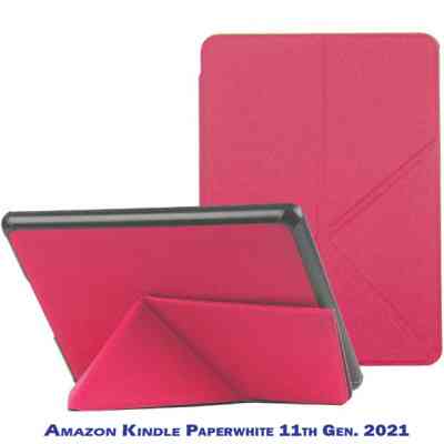 Чехол для электронной книги BeCover Ultra Slim Origami Amazon Kindle Paperwhite 11th Gen. 2021 Hot Pink (711057) Винница