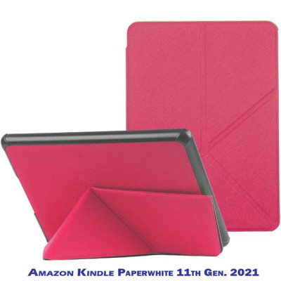 Чохол до електронної книги BeCover Ultra Slim Origami Amazon Kindle Paperwhite 11th Gen. 2021 Hot Pink (711057) Вінниця - фото 1