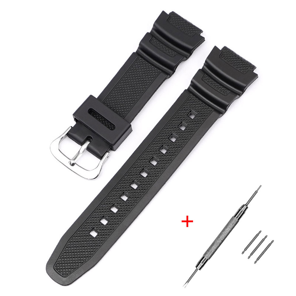 Ремешок для Casio AE-1000W Black BK SBR Киев - изображение 1