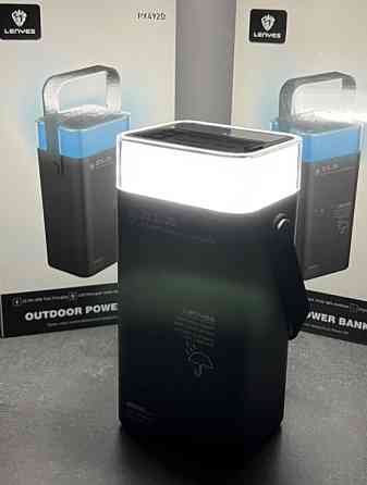 Павер банк Lenyes 40000mAh RGB подсветка Киев