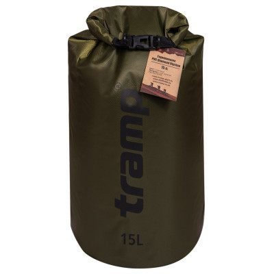 Гермомешок Tramp PVC Diamond Rip-Stop 15 л Olive (UTRA-112-olive) Винница - изображение 1