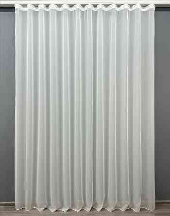 Тюль VR-Textil Вуаль 1831т Шифон однотонный Кремовый 300х270 см (43-282) Киев