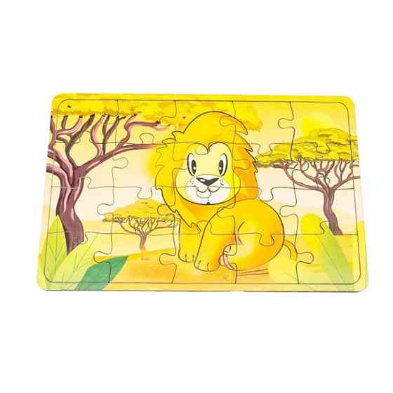 Детский деревянный пазл Царь зверей Арт-10023, 20 элементов Винница