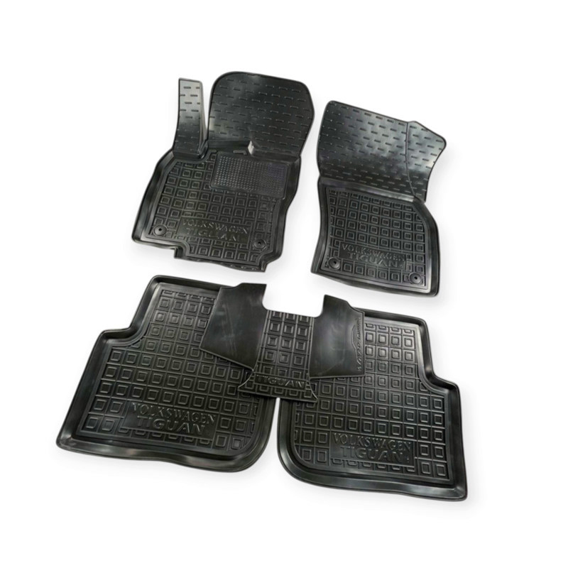 Килимки Фольцваген tiguan 2016-2023 борт 2,5см, з перемичкою салону Мукачево - фото 1