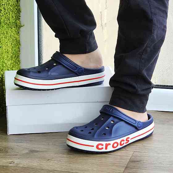 Жіночі Крокси Сині капці CROCS Шльопанці (розміри: 34,35,36,37,38) Дніпро