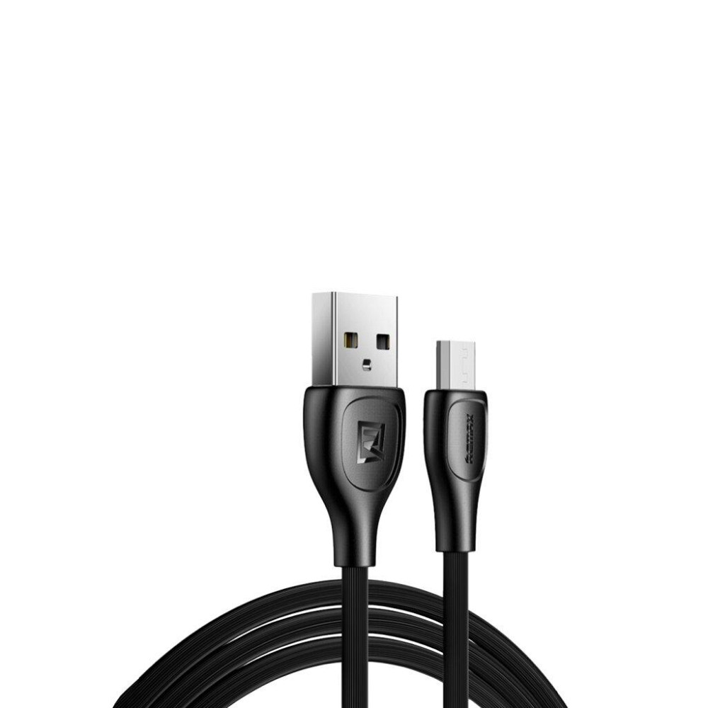 Кабель Remax Lesu Pro USB 2.0 to microUSB 2.1A 1M Черный (RC-160m-b) Київ - фото 1