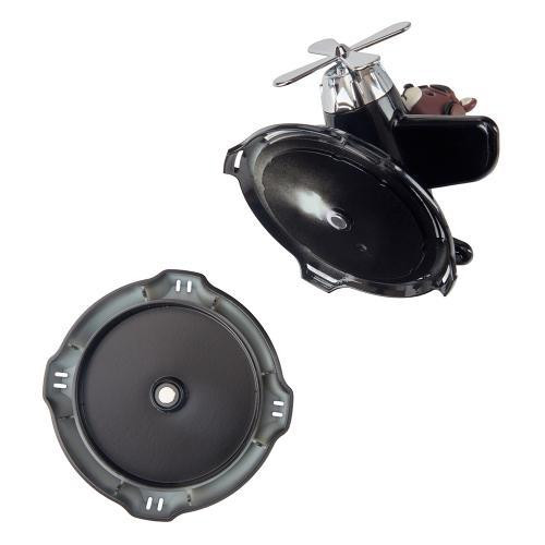 Автомобильный ароматизатор Pilot Bear с солнечной батареей, черный Харьков - изображение 2