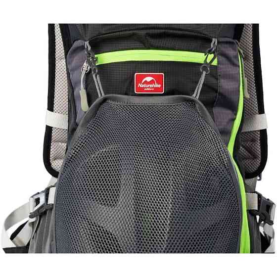 Велорюкзак с чехлом для шлема Naturehike 15 л sky blue NH15C001-B, голубой Киев
