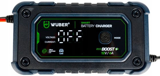 Зарядное устройство для аккумуляторов 12В 6А Wuber (Польша) Киев