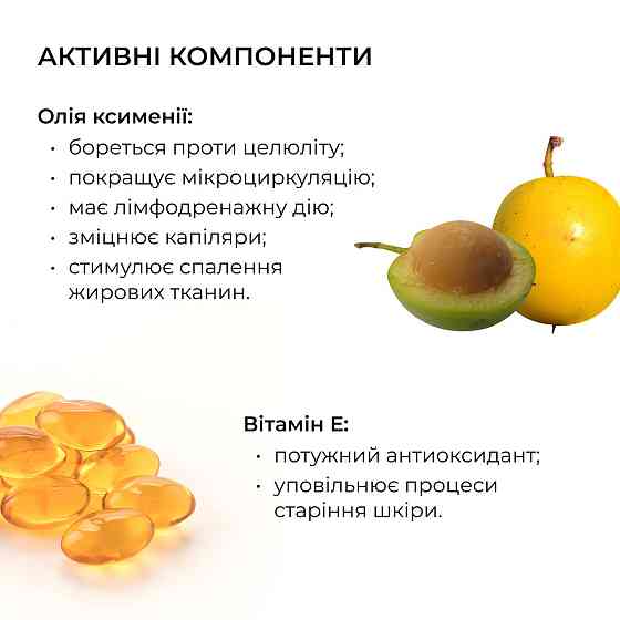 Антицеллюлитный скраб с ксимией Hillary Химenia Anti-cellulite Body Scrub, 200 г Киев