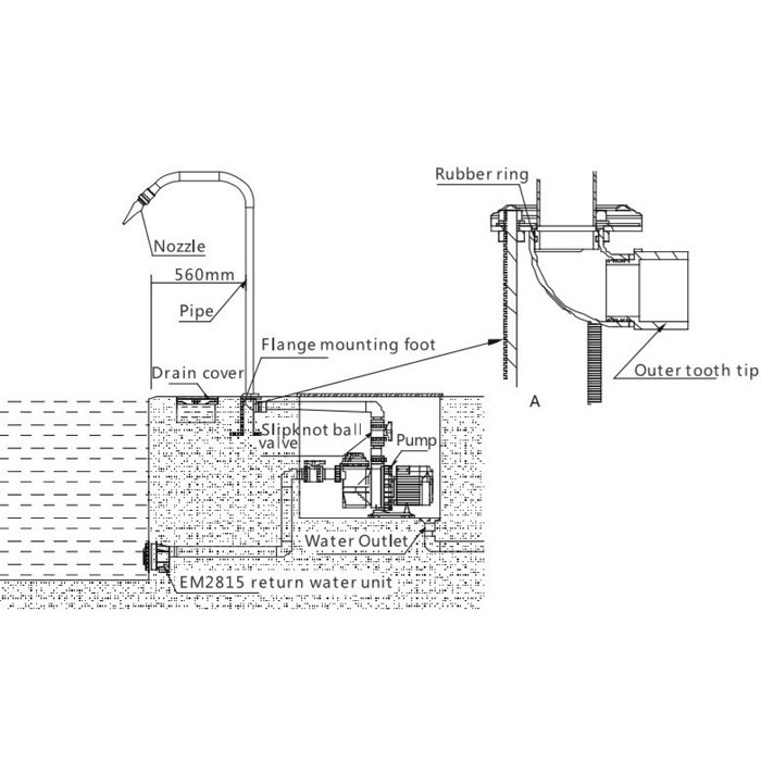 Массажный водопад Emaux EM4403 Intense Jet Spray Киев - изображение 3