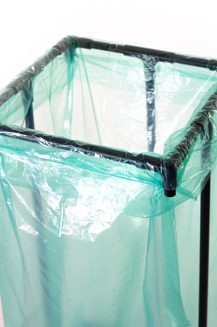 Портативний тримач сміттєвих пакетів Treho 120 - стійка для сміттєвих мішків, відкритий контейнер Бориспіль - фото 4