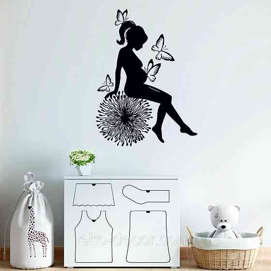 Декоративное настенное Панно «Женское счастье», Декор на стену 70*53 см, Черный Киев