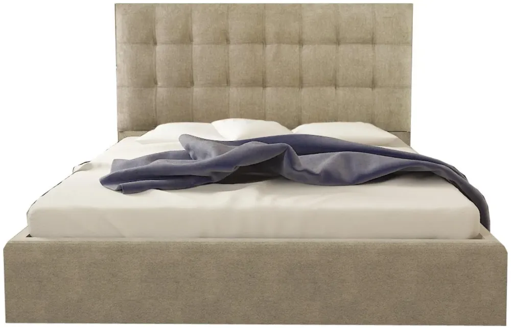 Кровать Britania Comfort 120 х 190 см Simple С подъемным механизмом и нишей для белья Серый Киев - изображение 2