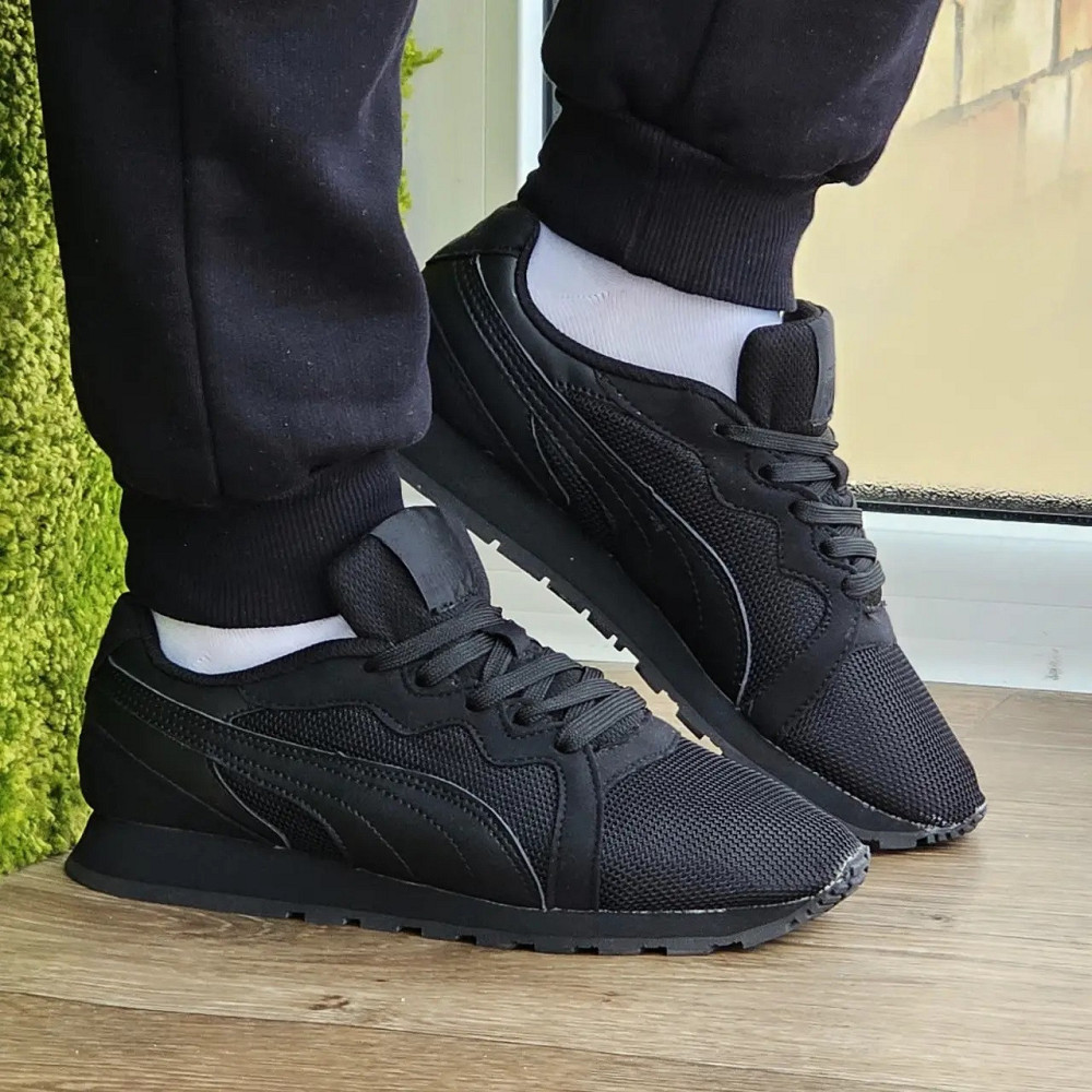 Женские Кроссовки Puma Слипоны Чёрные Мокасины Пума (размеры: 36,37,38,39) Днепр - изображение 8