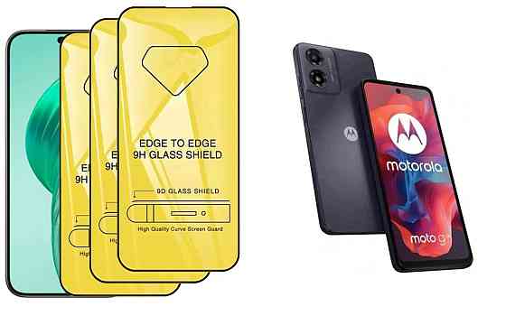 Захисне скло DefenzoGlass для Motorola Moto G04s – подвійна міцність Київ