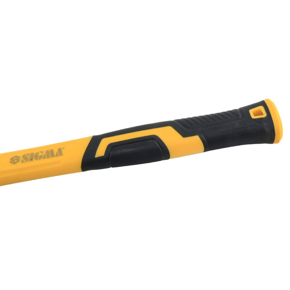 Киянка гумова чорна 680 г фібергласова ручка SIGMA (4317371) Київ - фото 5