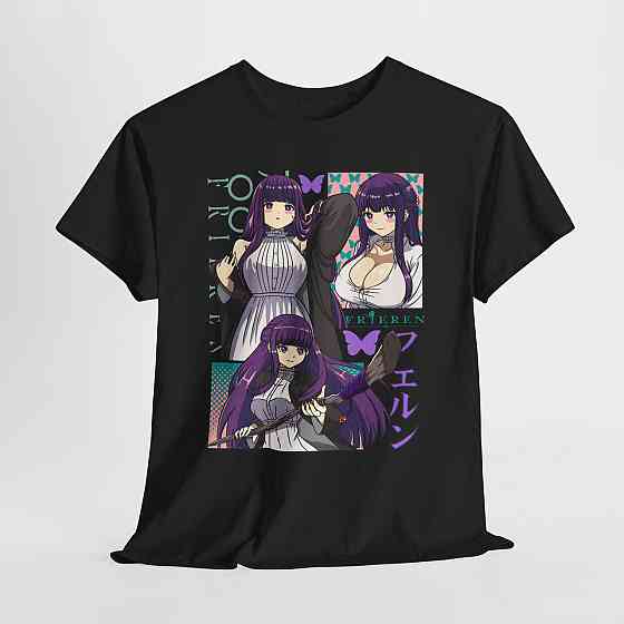 Футболка для мальчика аниме Ферн Старк Аниме Гифтс оверсайз (рост от 165 до 180 ) Черний AnimeJ0665m Днепр