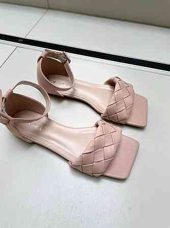 Meideli Босоніжки жіночі пудрові MEIDELI E839-33 літні, еко-шкіра/ Модні босоніжки на плоскій п Коломыя