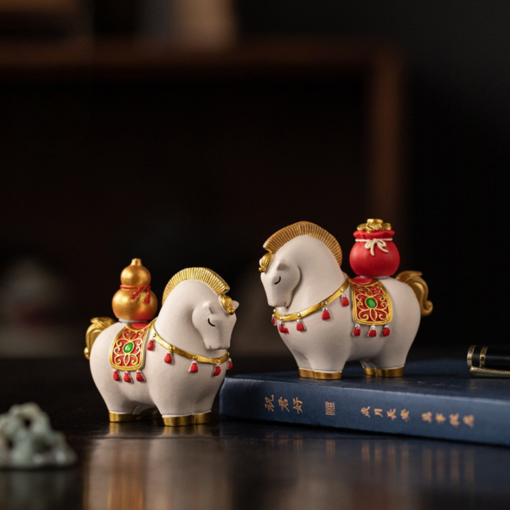 Фігурка Кінь Негайне щастя та здоров'я 8.5 х 7 см Полістоун Символ 2026 року Одеса - фото 3