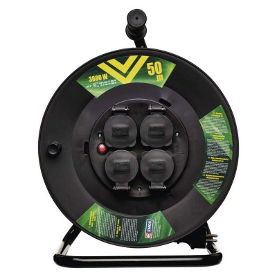 Мережевий подовжувач EMOS катушка 4 роз., 50 м (P08250) Вінниця - фото 1